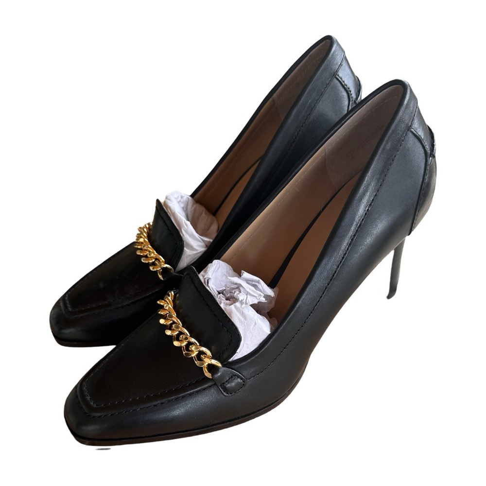 Ralph Lauren Colleen Leather Pump Black Women’s Size 8.5 - Picture 5 of 9